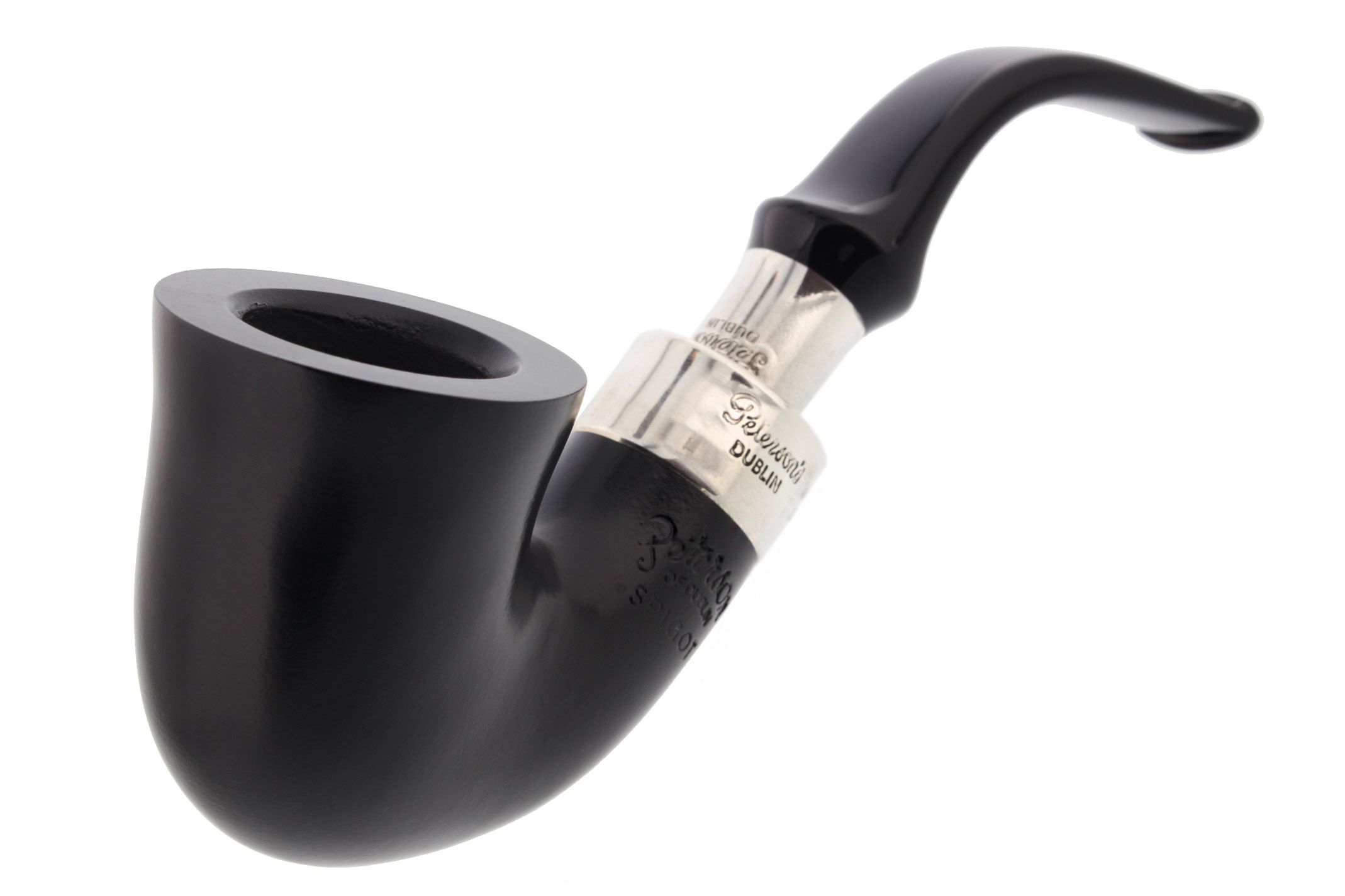Peterson Spigot Red Spray 120 Smooth Tobacco Pipe Fishtail 